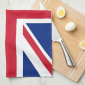 Keukenhanddoek met vlag van het Verenigd Koninkrij (Quarter Fold)