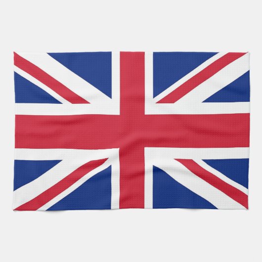 Keukenhanddoek met vlag van het Verenigd Koninkrij (Horizontaal)