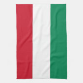Keukenhanddoek met vlag van Hongarije (Verticaal)