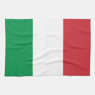 Keukenhanddoek met vlag van Italië