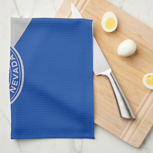 Keukenhanddoek met vlag van Las Vegas City, VS (Quarter Fold)