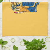 Keukenhanddoek met vlag van New Jersey, V.S.A. (Gevouwen)