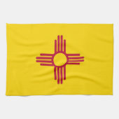 Keukenhanddoek met vlag van New Mexico, U.S.A. (Horizontaal)