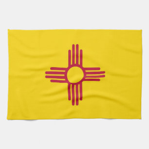 Keukenhanddoek met vlag van New Mexico, U.S.A.