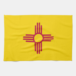 Keukenhanddoek met vlag van New Mexico, VS