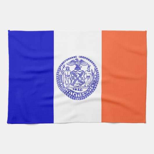 Keukenhanddoek met vlag van New York, VS (Horizontaal)