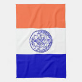Keukenhanddoek met vlag van New York, VS (Verticaal)