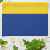 Keukenhanddoek met vlag van Roemenië (Gevouwen)