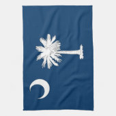 Keukenhanddoek met vlag van South Carolina, U.S.A. (Verticaal)