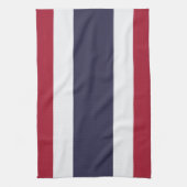 Keukenhanddoek met vlag van Thailand (Verticaal)