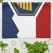 Keukenhanddoek met vlag van Utah, VS (Gevouwen)