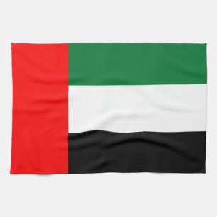 Keukenhanddoek met vlag van Verenigde Arabische Em