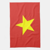 Keukenhanddoek met vlag van Vietnam (Verticaal)