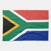 Keukenhanddoek met vlag van Zuid-Afrika (Horizontaal)
