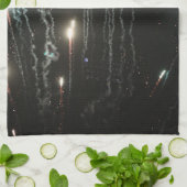 Keukenhanddoek met vuurwerk (Gevouwen)