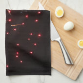 Keukenhanddoek met vuurwerk (Quarter Fold)