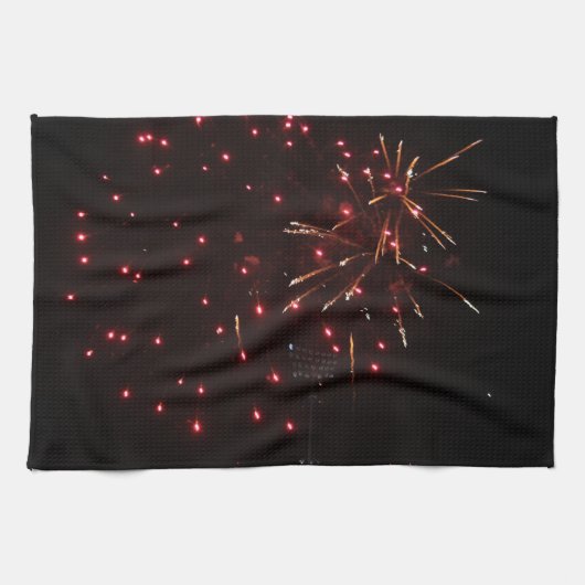 Keukenhanddoek met vuurwerk (Horizontaal)