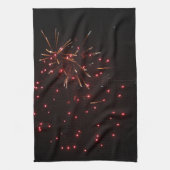 Keukenhanddoek met vuurwerk (Verticaal)
