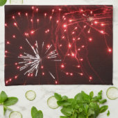 Keukenhanddoek met vuurwerk (Gevouwen)