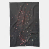Keukenhanddoek met vuurwerk (Verticaal)