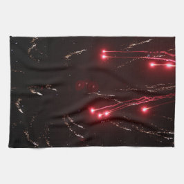 Keukenhanddoek met vuurwerk