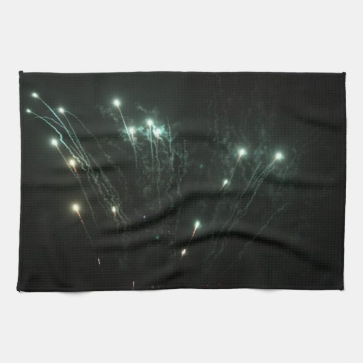 Keukenhanddoek met vuurwerk (Horizontaal)