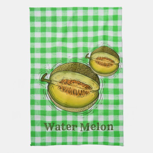Keukenhanddoek met watermeloen (Verticaal)