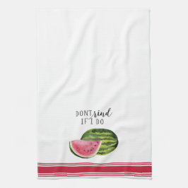 Keukenhanddoek met watermeloenen van de moderne wa