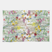 Keukenhanddoek met wilde bloemen (Horizontaal)