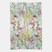 Keukenhanddoek met wilde bloemen (Verticaal)