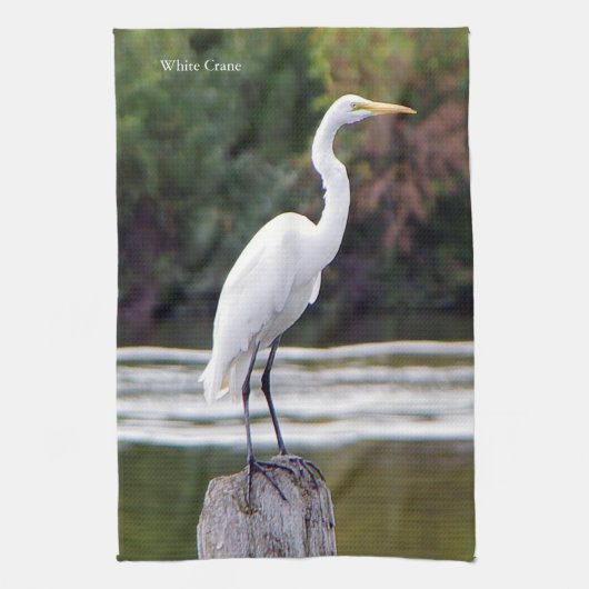 Keukenhanddoek met witte kraan (Verticaal)