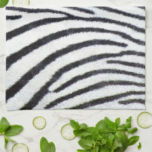 Keukenhanddoek met Zebra-ontwerp (Gevouwen)