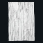 Keukenhanddoek met zwarte en witte hand<br><div class="desc">Decoreer je keuken met deze coole handdoek. Het maakt een geweldig huishouden of bruiloft cadeau! U kunt het aanpassen en tekst ook toevoegen. Bekijk mijn winkel voor veel meer kleuren en patronen!</div>