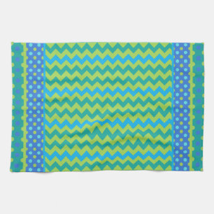 Keukenhanddoek: Mix'n'Match Chevrons en Polka Dots Theedoek