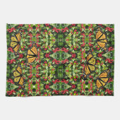 Keukenhanddoek - Monarchs & Holly (Horizontaal)