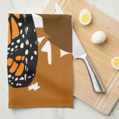 Keukenhanddoek - Monboogvlinder (Quarter Fold)