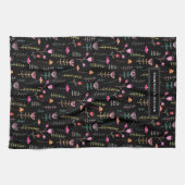 Keukenhanddoek - Neon Wildflower, op maat gemaakt  (Horizontaal)