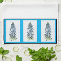 Keukenhanddoek - NGA Blue Bonnets