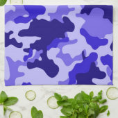 Keukenhanddoek Oceaan Blauw Camo (Gevouwen)