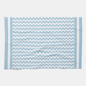 Keukenhanddoek of Tea Towel Blue en Witte Tsjetsje (Horizontaal)