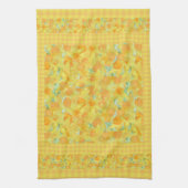  keukenhanddoek of theedoek Golden narcissen (Verticaal)