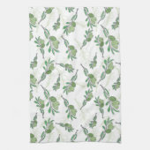 Keukenhanddoek olijftakjes – rustiek (Verticaal)