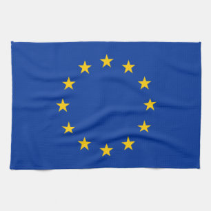 Keukenhanddoek onder EU-vlag