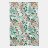 Keukenhanddoek: Onderwater zwemmen Theedoek (Verticaal)