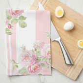 Keukenhanddoek op dag van de zomer Rozen (Quarter Fold)