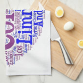 Keukenhanddoek op de Griekse eilanden (Quarter Fold)