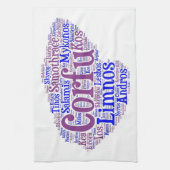 Keukenhanddoek op de Griekse eilanden (Verticaal)