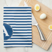 Keukenhanddoek, op maat gemonogrammeerd theedoek (Quarter Fold)