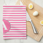 Keukenhanddoek, op maat gemonogrammeerd theedoek (Quarter Fold)
