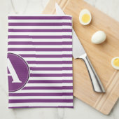 Keukenhanddoek, op maat gemonogrammeerd theedoek (Quarter Fold)